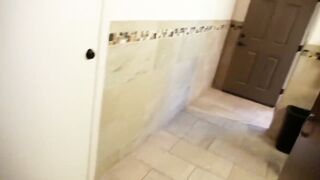 Risky Blowjob & Fucking In Public Bathroom With Cumwalk Home