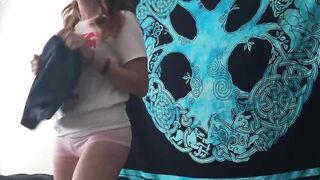 Stepsister Panties Makes My Cock Hard While Yelling At Me