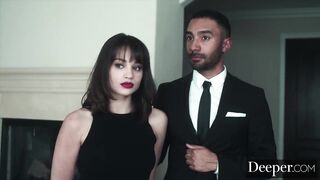 Deeper. Babes Get Whipped And Fucked During Kinky Threesome