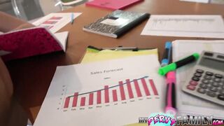 Step-daughter Fucks Me To Get Out Of Doing School Work