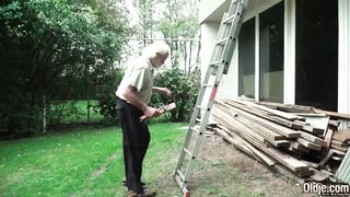 70 Year Old Grandpa Fucks 18 Year Old Girl Moans And Excited