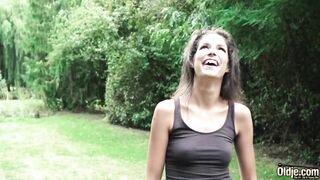 70 Year Old Grandpa Fucks 18 Year Old Girl Moans And Excited