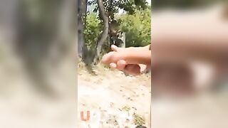 Jerking For Girls At Beach