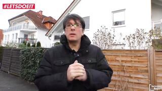 German Amateur Babe Gets Fucked During Sex Reportage