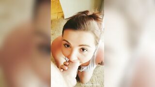 My First Pornhub Video! Sloppy Blowjob With Messy Cum Shot.