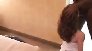Husband Films Wife & Little Sister With Bbc In Hotel