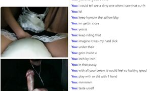 Omegle #14 18 Year Asian Plays With Me And Makes Me Cum Huge Load W Sound