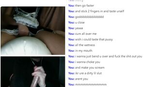 Omegle #14 18 Year Asian Plays With Me And Makes Me Cum Huge Load W Sound