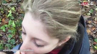 My Dirty Hobby - Quick Blowjob In The Forest