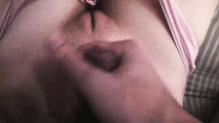 Cum In Panties Red-haired Sister. Lots Of Thick Sperm On Her Pussy.