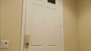 Camgirl Keira Kennedy Flashes A Real Pizza Deliveryman