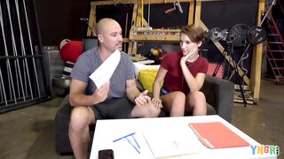 Yngr - Teen Nataly Porkman Doing Her First Porn Shoot