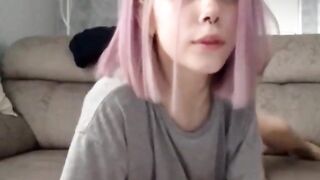 Teen With Pink Hair Wants Fuck