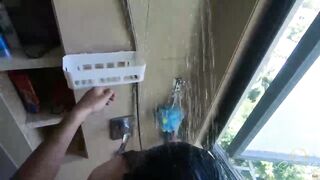 Horny 19 Years Old Chinese Teen Gets Surprise Sex In The Shower