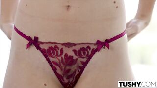 Tushy Married Couple Couldn’t Wait To Share This Redhead’s Ass