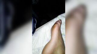 My Black Friend And I Cum On My Wifes Sleeping Feet