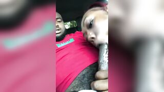 Thot Sucking Dick In The Car