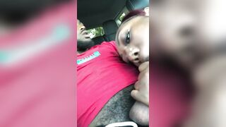 Thot Sucking Dick In The Car