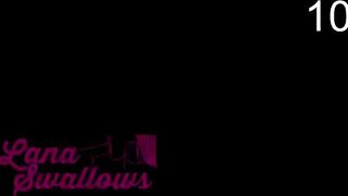 Are You The Lucky Fan That's Going To Win? Deepthroat + Anal- Lana Swallows