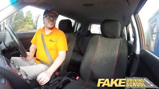 Fake Driving School Busty Mature Milf Sucks And Fucks Lucky Instructor