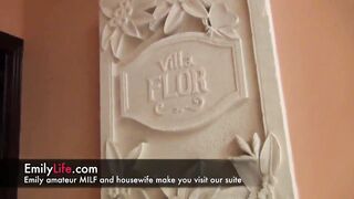 Threesome With Amateur Milf And Housewife Emily