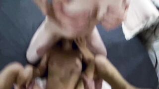 I Surprise My Stepsister Having Sex With Her Girlfriend And I Join Them For A Threesome