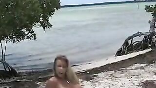 Hot Fuck #15 (cougar Doggystyle At The Beach)