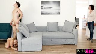 Bratty Sis - Step Brother Fucks Step Sister Right Next To Mom! S3:e11