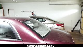 Familystrokes - Hot Teen Flashes Pussy For Pervy Uncle