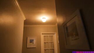 Hot Step Sister Fucks Hard And Swallows Warm Cum