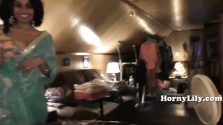 Busty Desi Indian Milf Sucks Cock