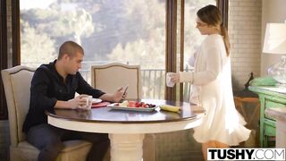 Tushy First Anal For Curvy Natasha Nice