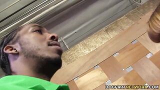 Claire Robbins Double Penetrated By Big Black Cocks