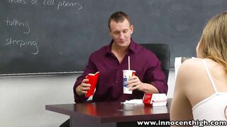 Innocenthigh Redhead Teen Monica Rise Fucks Horny Prof