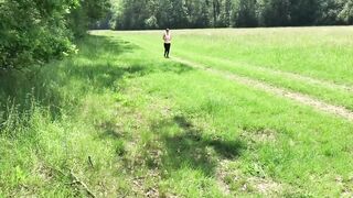 Ass Fucking Creampie On Meadow