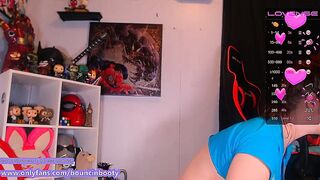 Screenshot from bouncinbooty's live webcam sex show video