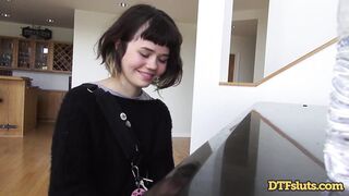 Yhivi Demonstrates Off Piano Abilities Followed By Raunchy Orgy And Cum Over Her Face