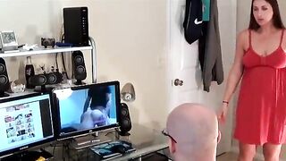 Caught Jerkin By Mommy