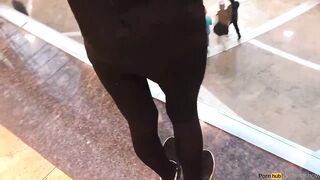 Super-hot Teenage Takes Deep Oral Job In The Mall And Cum In Hatch