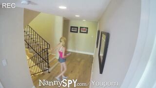 Nannyspy Thick Ebony Donkey Penis Grace Fucks Baby Sitter Piper Perri