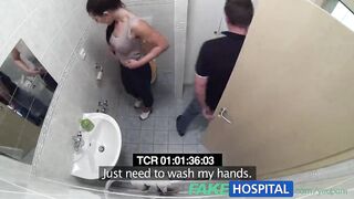 Fakehospital Grubby Cougar Fuckfest Junkie Gets Fucked By The Doc While Her Hubby Waits