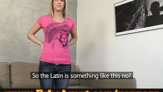 Fakeagent Blondie Fuckfest Kitty Gets Spunk Bathroom