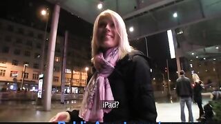 Publicagent Lovely Blondie Wins More Than She Desired