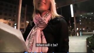 Publicagent Lovely Blondie Wins More Than She Desired