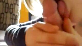 Lady Gives Fellatio And Gulps Cumshot