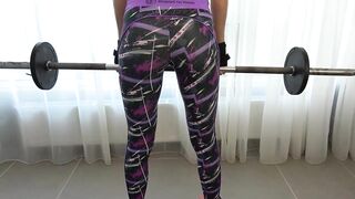 Stepbro Grinding And Cums On Yoga Pants Step Sis While Working Out