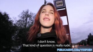 Publicagent Insane Red-haired Getting Fucked Firm In Casino Toilets