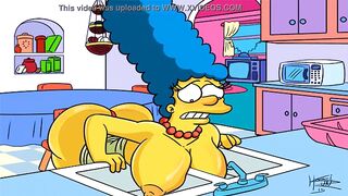 The Simpsons Hentai - Marge Sexy (gif)