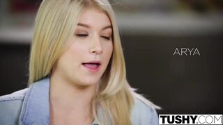 Tushy Warm Teenage Arya Fae Gets First-ever Assfucking
