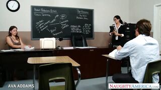 Teacher In Glasses Ava Addams Gets Fat Melons Fucked